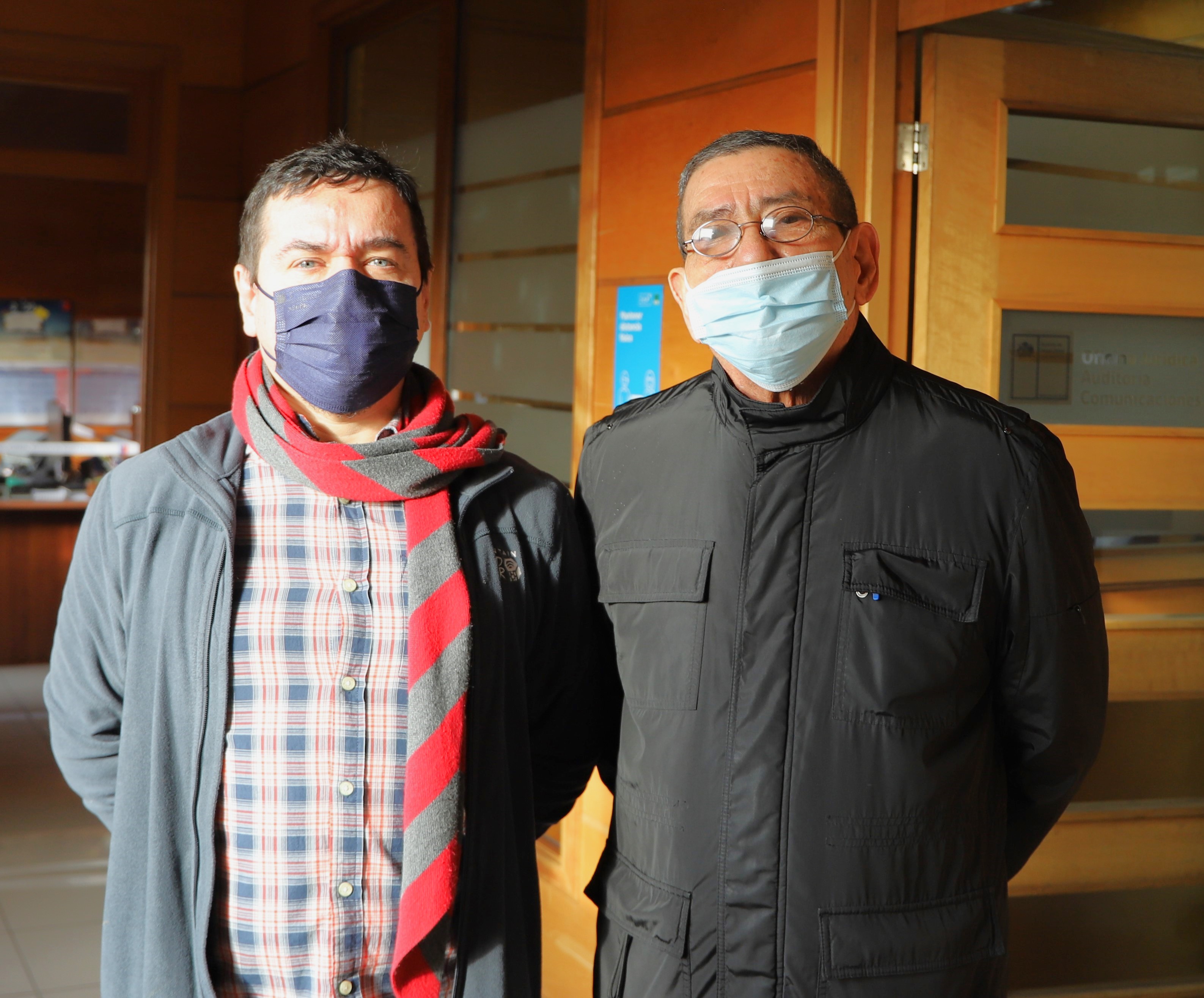 Dr. Christian Rudolph junto a Dr. Elis Flores