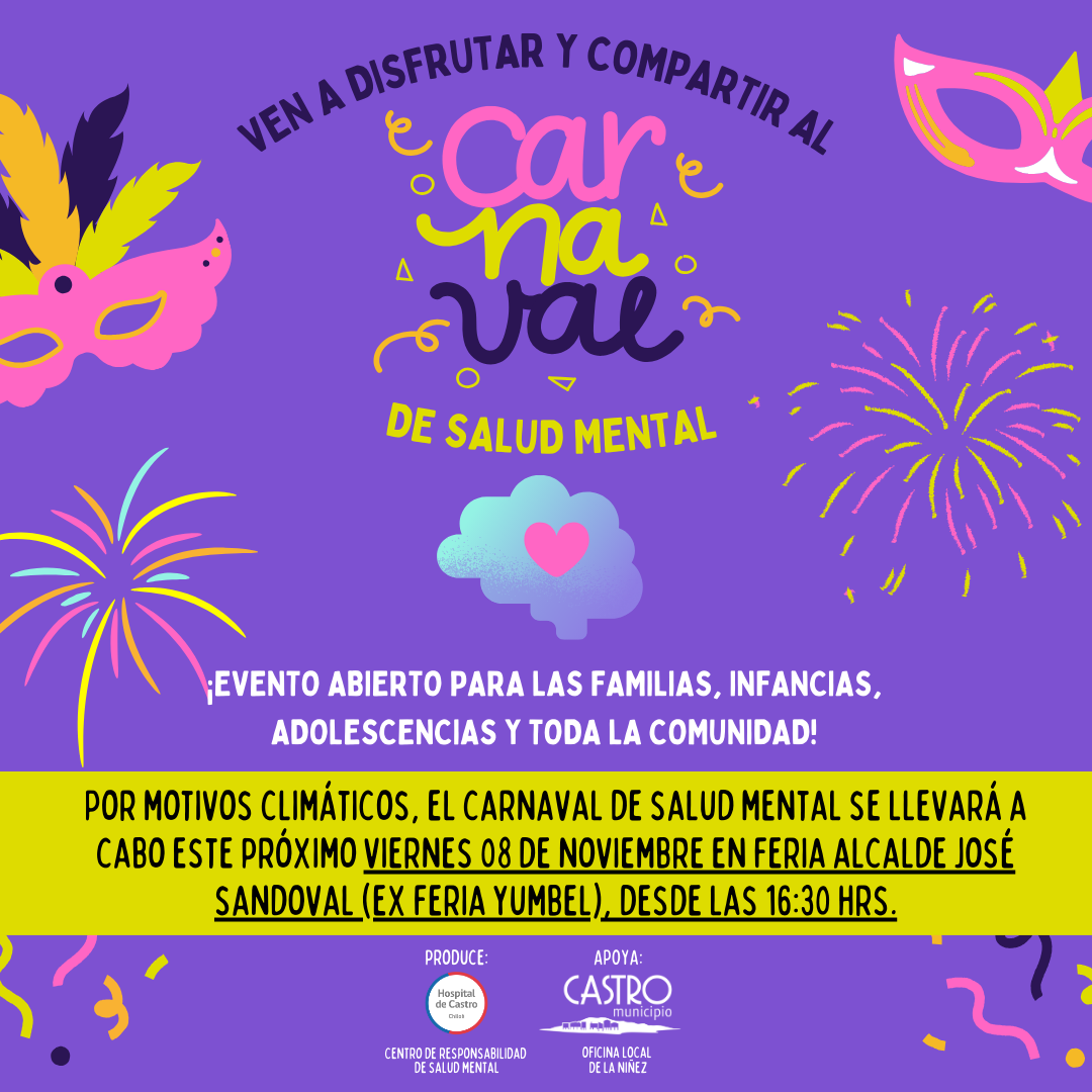 Post Instagram Fiesta de Carnaval Moderno Divertido Colorido